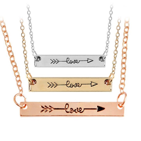 Jewelry - 💓💗Love Bar Necklace ❤️💜